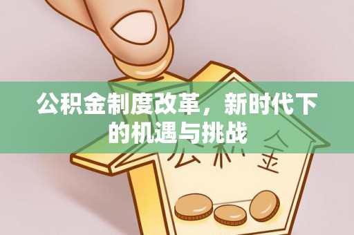 上街公积金制度改革，新时代下的机遇与挑战