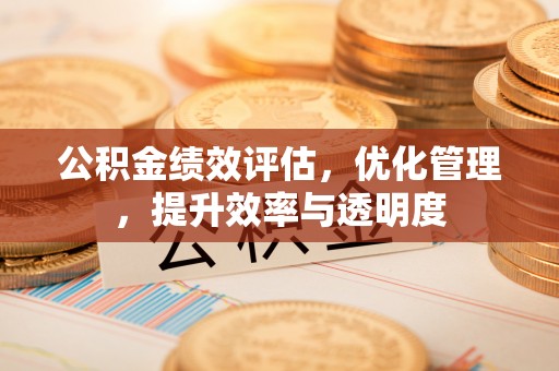上街公积金绩效评估，优化管理，提升效率与透明度
