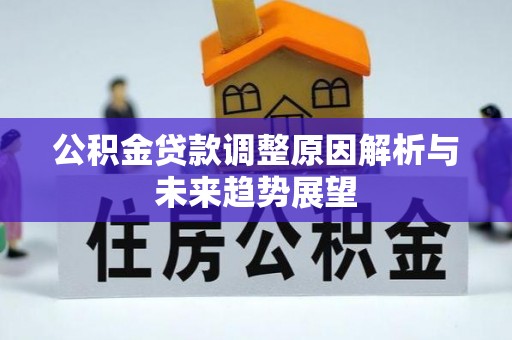 上街公积金贷款调整原因解析与未来趋势展望