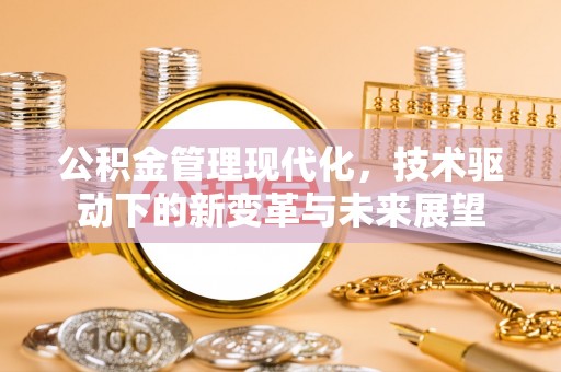 上街公积金管理现代化，技术驱动下的新变革与未来展望