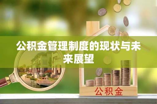 上街公积金管理制度的现状与未来展望